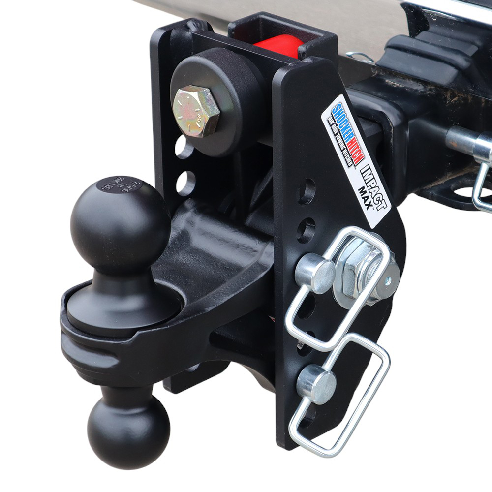 20K Impact Max Dual Cushion Receiver Hitch w/ Black Combo Ball