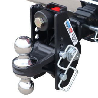 20K Impact Max Dual Cushion Receiver Hitch w/ Chrome Combo Ball