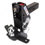 20K Impact Max Dual Cushion Hitch w/ Drop Ball Mount w/ Sway Tabs & 2-5/16" Ball - For 2-1/2" Receiver