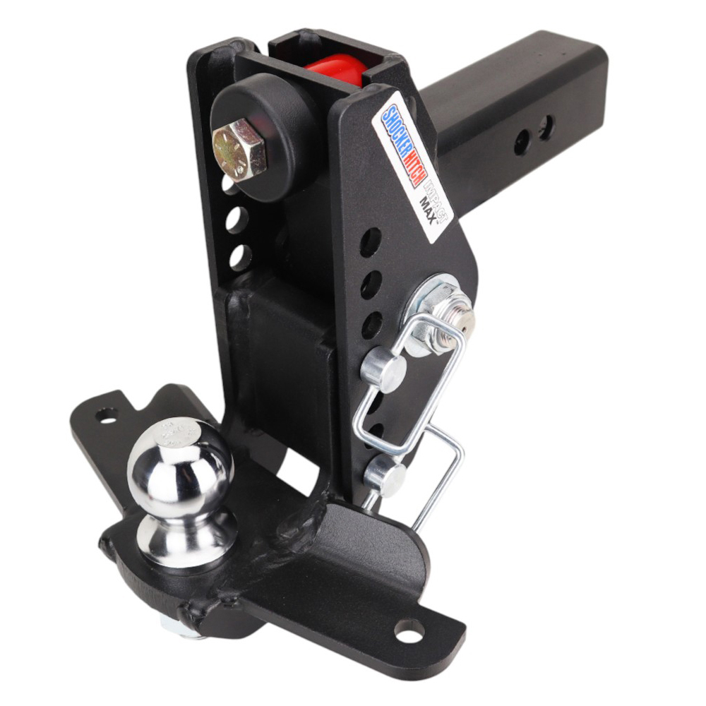 20K Impact Max Dual Cushion Hitch w/ Drop Ball Mount w/ Sway Tabs & 2-5/16" Ball - For 2-1/2" Receiver