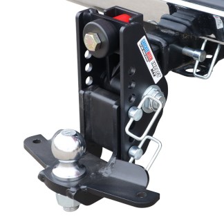 20K Impact Max Dual Cushion Receiver Hitch w/ Drop Ball Mount w/ Sway Tabs & 2-5/16" Ball