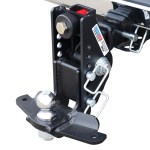20K Impact Max Dual Cushion Receiver Hitch w/ Drop Ball Mount w/ Sway Tabs & 2" Ball