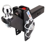 20K Impact Max Dual Cushion Hitch w/ Raised Ball Mount & 2-5/16" Ball - For 2-1/2" Receiver