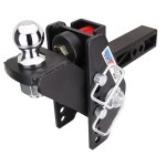 20K Impact Max Dual Cushion Hitch w/ Raised Ball Mount & 2" Ball - For 2" Receiver