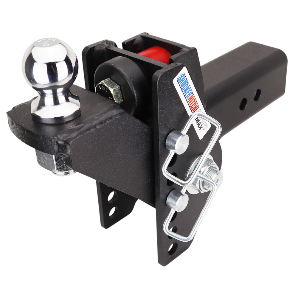 20K Impact Max Dual Cushion Hitch w/ Raised Ball Mount & 2" Ball - For 3" Receiver