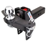 20K Impact Max Dual Cushion Hitch w/ Raised Ball Mount w/ Sway Tabs & 2-5/16" Ball - For 2-1/2" Receiver