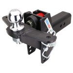 20K Impact Max Dual Cushion Hitch w/ Raised Ball Mount w/ Sway Tabs & 2-5/16" Ball - For 3" Receiver