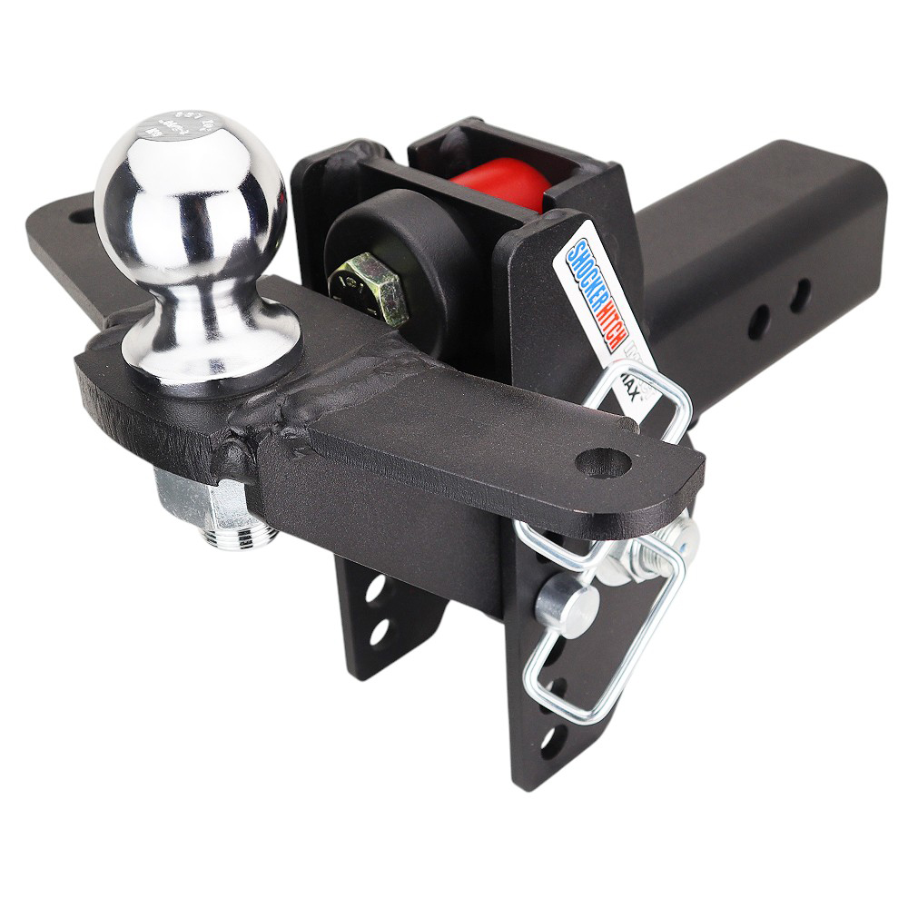 20K Impact Max Dual Cushion Hitch w/ Raised Ball Mount w/ Sway Tabs & 2-5/16" Ball - For 3" Receiver