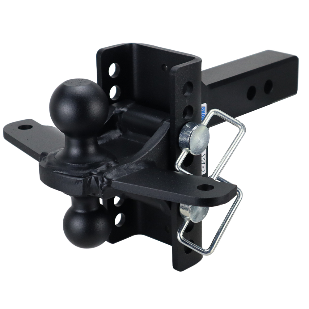 Shocker XR Hitch & Black Combo Balls with Sway Tabs - 8-Hole - For 2" Receiver