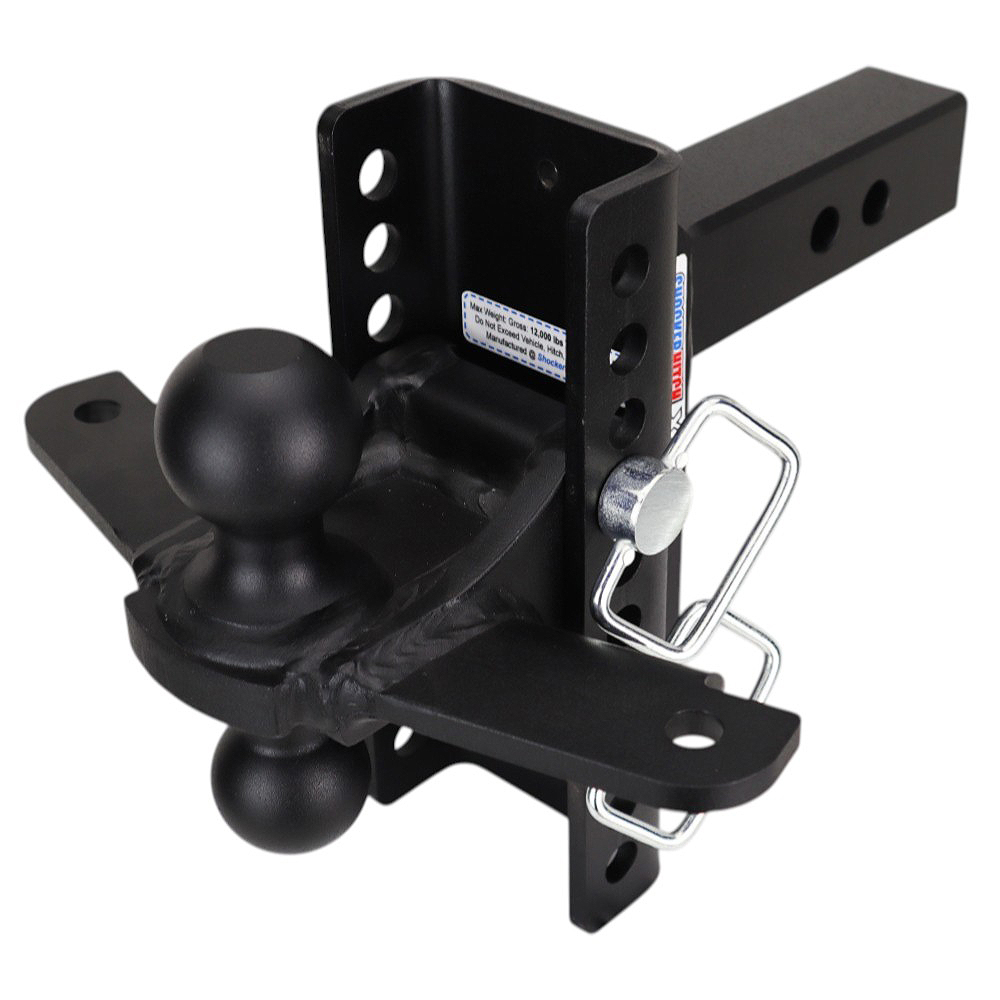 Shocker XR Hitch & Black Combo Balls with Sway Tabs - 10-Hole - For 2" Receiver