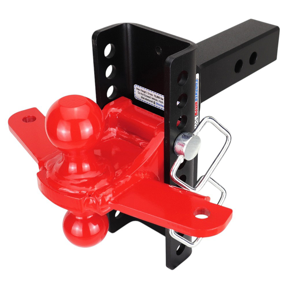 Shocker XR Hitch & Red Combo Balls with Sway Tabs - 10-Hole - For 2" Receiver