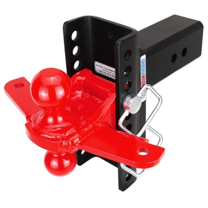 Shocker XR Hitch & Red Combo Balls with Sway Tabs - 10-Hole - For 3" Receiver