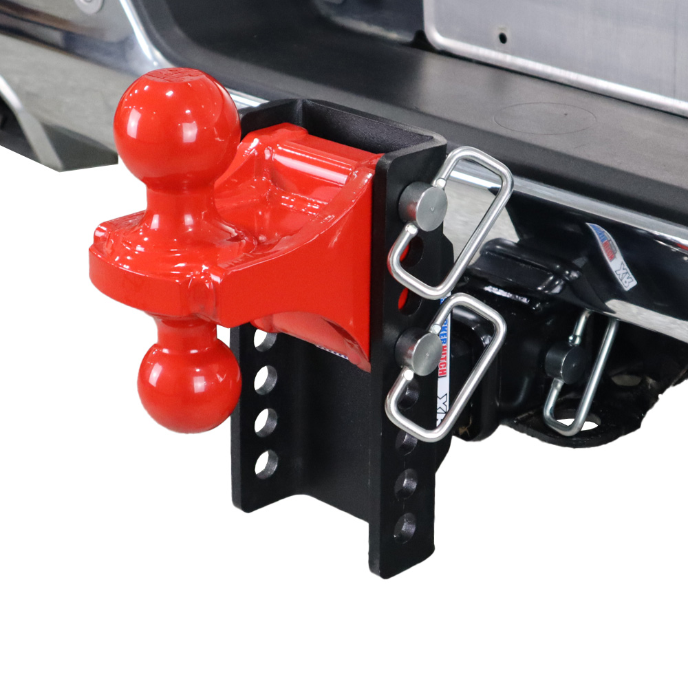 Shocker XR Drop Hitch & Red Combo Ball (2″ & 2-5/16″ Balls)