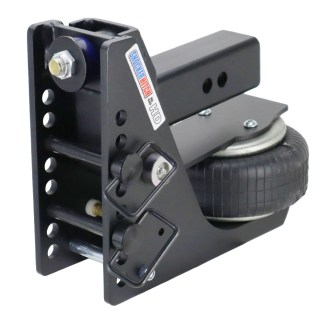 Shocker 20K HD Max Black Air Bumper Hitch Base Frame with Pins - No Mount Included - For 2-1/2" Receiver