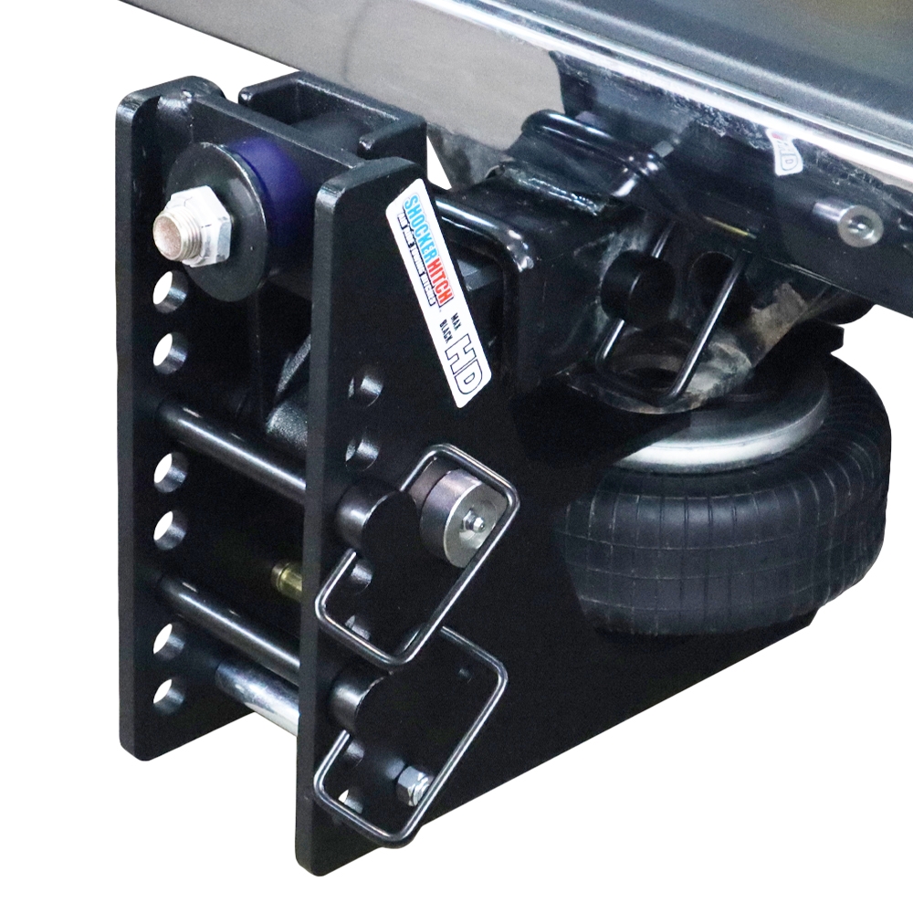 Shocker 20K HD Max Black Air Bumper Hitch Base Frame with Pins