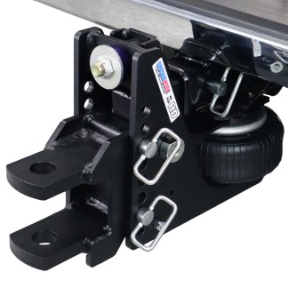 Shocker 20K HD Max Black Air Bumper Hitch with Clevis Pin Mount