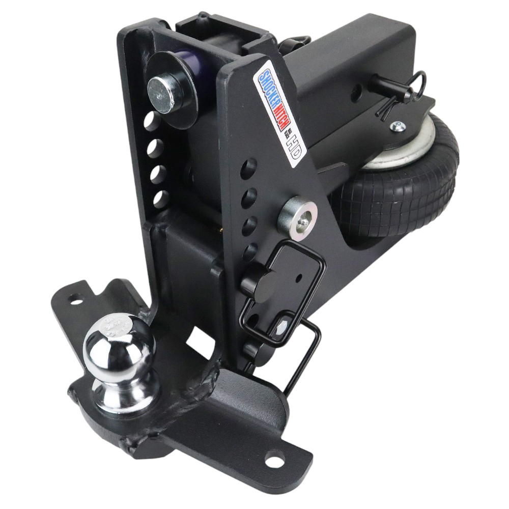 20K HD Max Black Air Hitch & Sway Drop Mount w/ 2-5/16" Ball - 2-1/2" Receiver