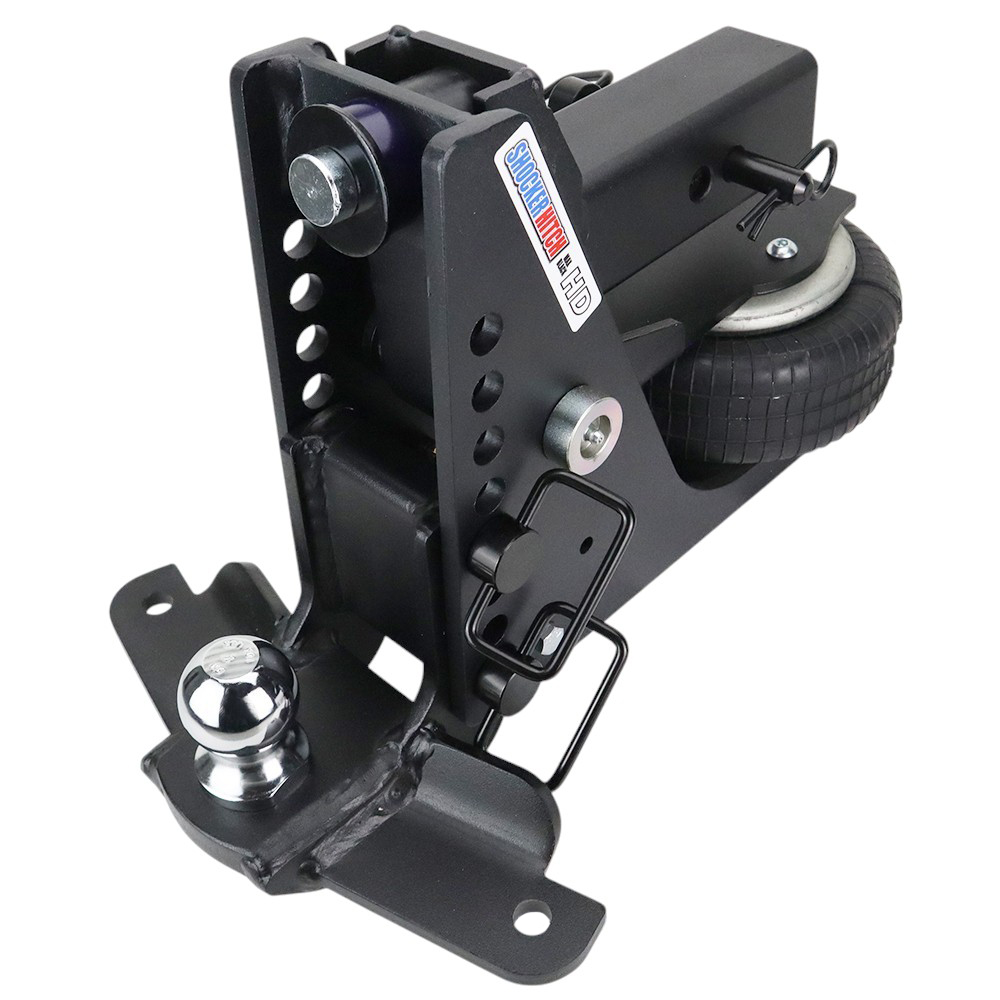 20K HD Max Black Air Hitch & Sway Drop Mount w/ 2" Ball - 2-1/2" Receiver