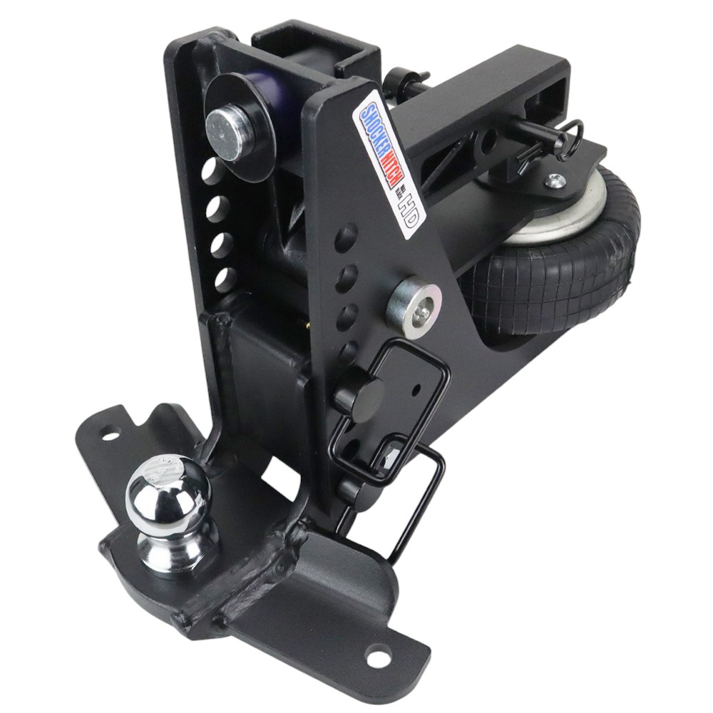 20K HD Max Black Air Hitch & Sway Drop Mount w/ 2" Ball - 2" Receiver