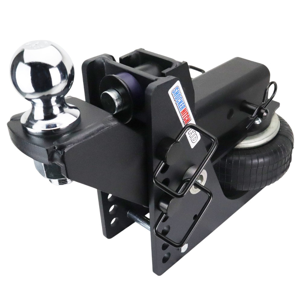 20K HD Max Black Air Hitch & Raised Mount with 2-5/16" Ball - 3" Receiver