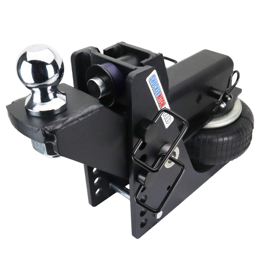 20K HD Max Black Air Hitch & Raised Mount with 2" Ball - 3" Receiver