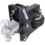 HD Max Black Air Hitch & Silver Combo Ball - Fits 2-1/2" Receiver