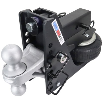 HD Max Black Air Hitch & Silver Combo Ball - Fits 2-1/2" Receiver