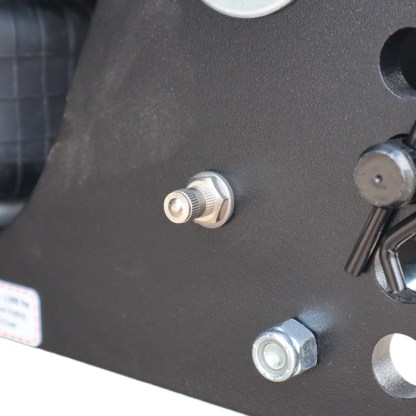 Easy To Use Air Valve on HD Max Black Air Hitch