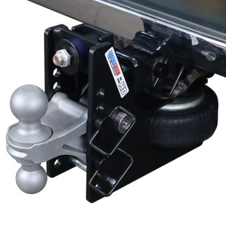 Shocker 20K HD Max Black Bumper Hitch with Combo Ball Mount