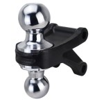 Shocker Hitch Chrome Combo Ball Mount Attachment SH-340C