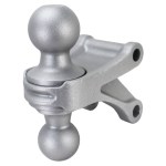 Shocker Hitch Silver Combo Ball Mount Attachment SH-340