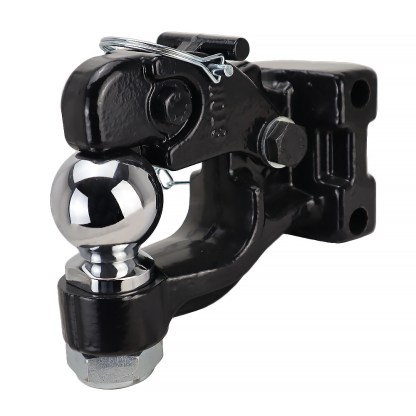 Shocker Pintle Hook & Ball Combo with 2-5/16 Ball - Channel Mount