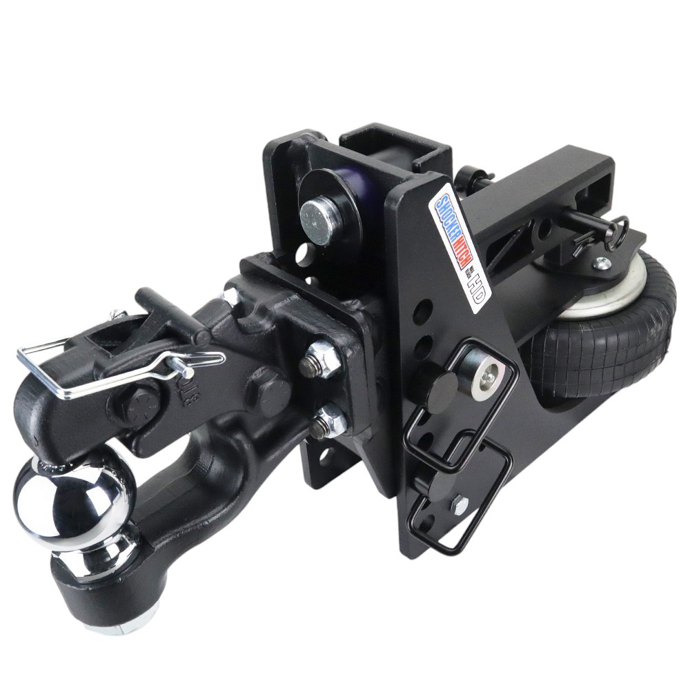20K HD Max Black Air Hitch & 8-Ton Pintle with 2-5/16" Ball - 2" Receiver