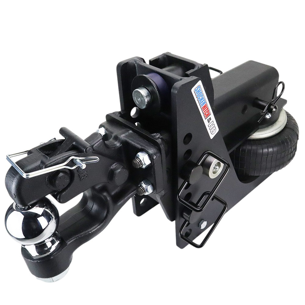 20K HD Max Black Air Hitch & 8-Ton Pintle with 2-5/16" Ball - 3" Receiver