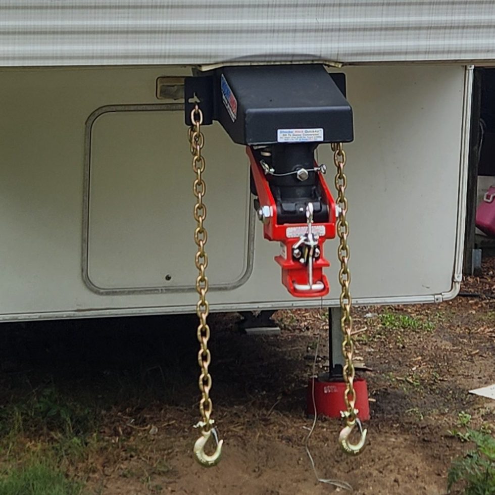 Shocker QuickAir 5th Wheel to Gooseneck Air Hitch & Coupler Conversion Kit