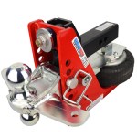 Shocker 20K HD Air Bumper Hitch 2-inch with Combo Sway Mount.