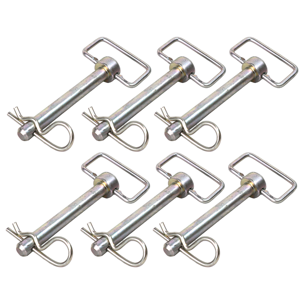 Shocker Ball Mount D-Handle Hitch Pin with Clip (6-pack)