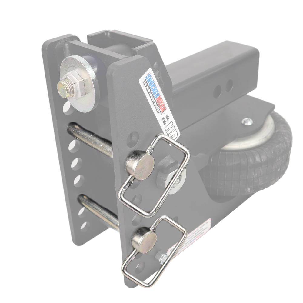 Shocker 5/8″ x 45/8″ Ball Mount DHandle Hitch Pin with Clip