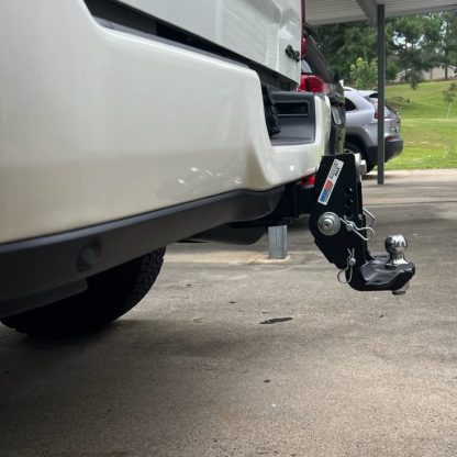 Impact Max Drop Cushion Hitch with Sway Tabs Installed on Dodge Ram