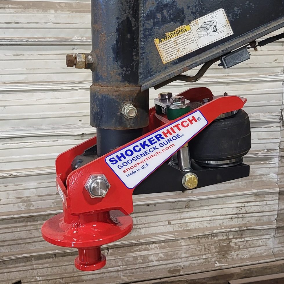 Shocker 30K Gooseneck Surge Air Hitch with King Pin