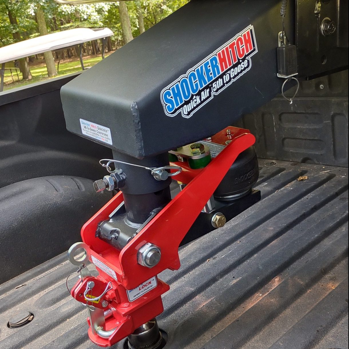 Refurbished Shocker QuickAir 5th Wheel to Gooseneck Air Hitch & Coupler
