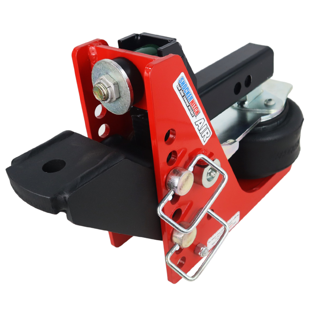 Shocker 12K Air Bumper Hitch with Metric Raised Hitch Ball Mount (Ball Not Included)
