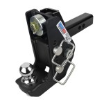 Shocker 20K Impact Max Cushion Hitch 2" with Drop 2" Ball Mount