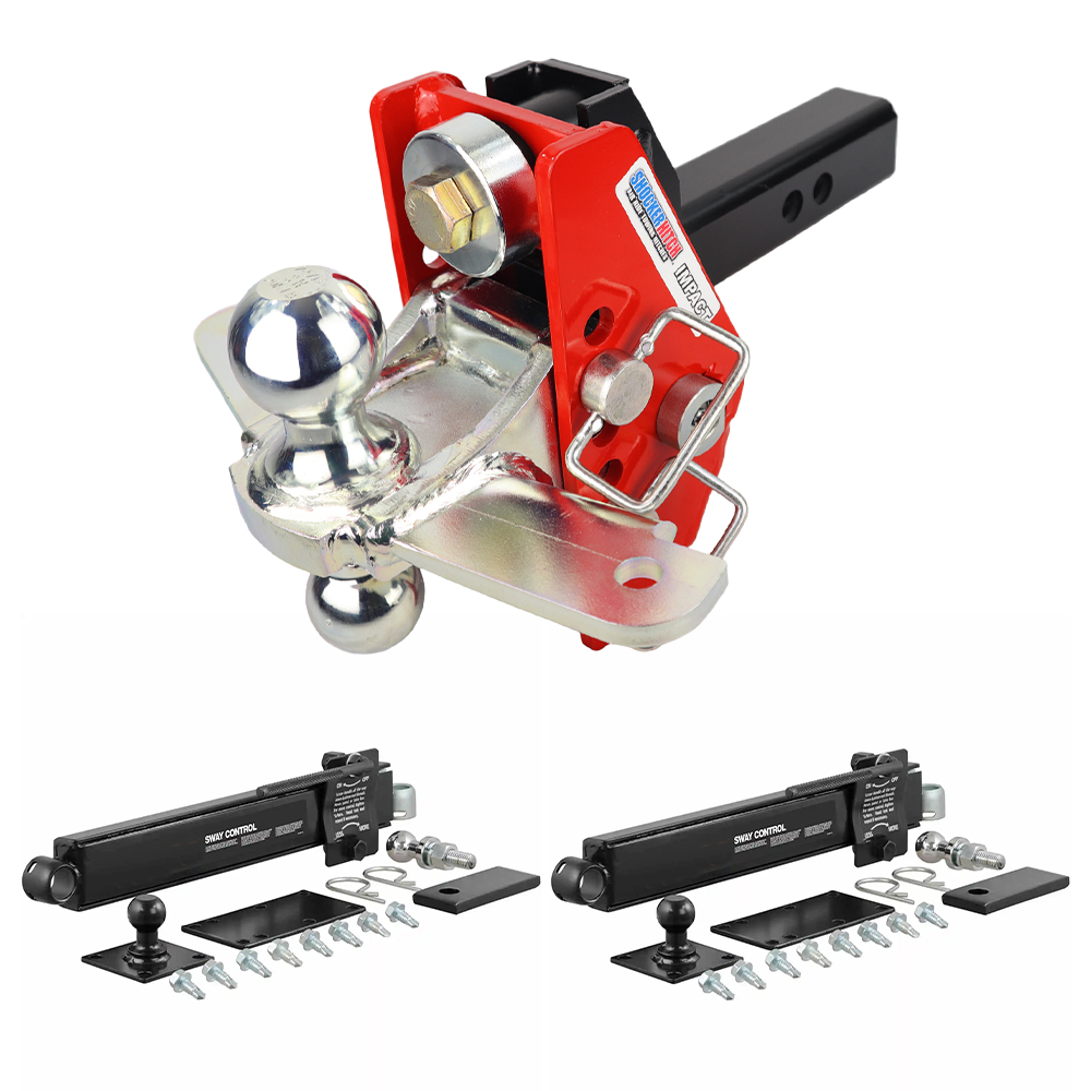 Shocker Impact Cushion Hitch Combo Ball & Sway Control Towing Kit