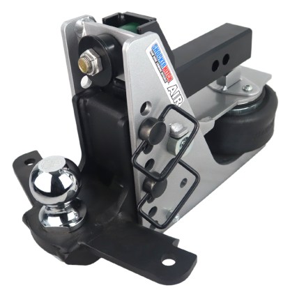 Shocker Streamline 10K Aluminum Air Receiver Hitch with Drop Ball Mount with Sway Tabs - 2-5/16" Ball