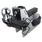 Shocker Streamline 10K Aluminum Air Receiver Hitch with Raised Ball Mount with Sway Tabs - 2-5/16" Ball