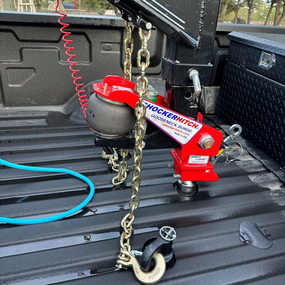 Shocker Gooseneck Surge® Air Hitch Coupler View Options