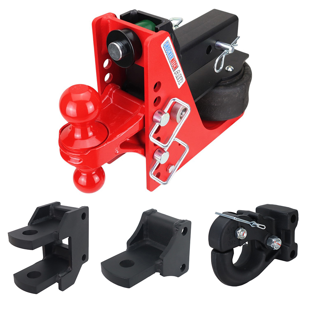 14K Air Hitch & Farm Mount Tow Kit -Red Ball, Channel Pintle, Drawbar & Clevis