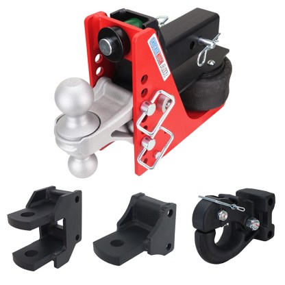 14K Air Hitch & Farm Mount Tow Kit -Silver Ball, Channel Pintle, Drawbar & Clevis