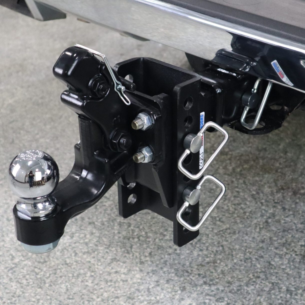 Shocker XR Adjustable Pintle & Ball Combo Hitch